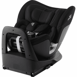 BRITAX RÖMER Kindersitz Britax Römer RIDER, für Kinder von 40-125 cm (i-Size) mit ISOFIX und Stützbein, Geburt - 7 Jahre, Space Black