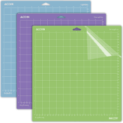 AOOIIN Schneidematte für Cricut Explore One/Air/Air 2/Maker, 3 Packungen, Ersatz-Zubehör für Cricut