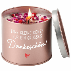 Dankeschön Geschenke, CadeauJoie Danke Geschenk für Frauen, 225g Lavendel Duftkerzen Geschenk im Metall Danke Geburtstag Geschenk für Freundin Kollegin Mama Oma Lehrerin Papa (03)