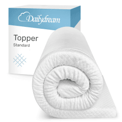 Dailydream viscoelastischer Matratzentopper “Model L“ mit Memory Foam Effekt, 160x200x7cm, Edition Standard
