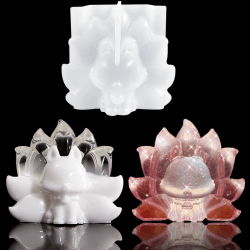 Voyyphixa Silikonformen Epoxidharz Fuchs 3D Tiere Resin Silikonform Nine Tail Fox Resin Mold Fuchs Kerzen Epoxidharz Formen für DIY Gießformen Seife Aromatherapie Gips Kunsthandwerk
