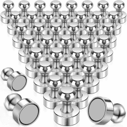 Starke Magnete, 36 Stück Neodym Magnete Extra Stark Mini Magnet für Kühlschrank, Magnettafel, Kegelmagnete, Stecktafel, Pinnwand Kleine Magnete für Whiteboard Büro Metall Kühlschrankmagnete