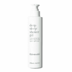 This Works Deep Sleep Shower Gel, 250 ml — Beruhigendes Duschgel mit ätherischen Ölen von Lavendel, Kamille und Vetivert — schlafförderndes sulfatfreies Duschgel für Männer und Frauen