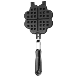 Waffle Makers, Herzförmig Mit Antihaftbeschichtung und Isolierten Griffen Miniwaffeleisen, Aluminiumlegierung Doppelte Druckplatte Backzubehör für zu Hause