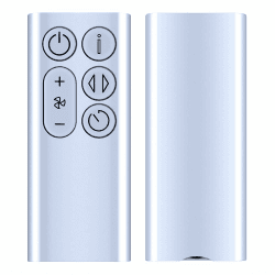 TCNOUMT Neu Fan Fernbedienung Kompatibel mit Dyson BP01 Pure Cool Me-Luftreiniger Ventilator, Nicht Metall, Leafless Fan Fernbedienung, Silber, Keine magnetische Funktion