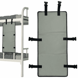 Hochbett-Leiterabdeckung, Leiterschutz mit verstellbaren Schnallen, faltbares Design – Verhindert unbefugten Zugang - Grey
