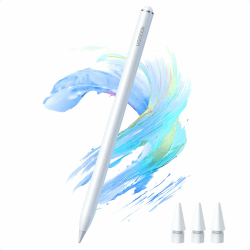 UGREEN Stylus Stift für iPad 2018-2024 mit USB-C Schnellladung Palm Rejection Neigungssensitivität, Stylus Pen Kompatibel mit iPad 10/9/8/7/6, iPad Pro 12.9"/11", iPad Air 5/4/3, iPad Mini 6/5 Gen