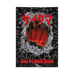 Grupo Erik WandDeko Rollbild One Punch Man Manga Kakemono aus Stoff Poster 70 x 100 cm - Offizielles Lizenzprodukt
