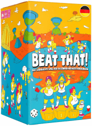 GUTTER GAMES Beat That! Brettspiel, Gesellschaftsspiele für Erwachsene, Das Verrückte Spiel Der Rasenden Herausforderungen, Partyspiele, Familienspiele - Lustige Geschenke