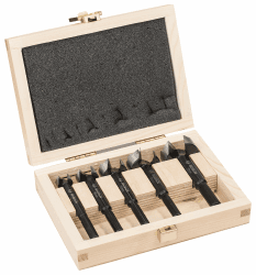 Bosch Professional 5tlg. Forstnerbohrer Set (für Holz, Ø 15/20/25/30/35 mm, Länge 90 mm, Zubehör Bohrmaschine) Set Ø 15/20/25/30/35 mm