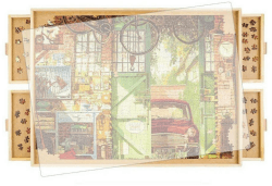 MT MALATEC Puzzletisch mit Schubladen 89x69cm (21650)