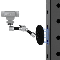 AYIZON Webcam-Magnet Halterung, 18 cm klappbar Halterung Saugnapf Halter, kompatibel mit Logitech C920s StreamCam Brio C925e C922x C930e C930 C920 C615 Webcams