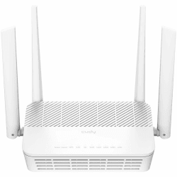 Cudy AX3000 Multi Gigabit Dual Band WiFi 6 Mesh Router, 2,5G WAN, 4 Gigabit LAN, 4 5dBi Antennen, MU-MIMO, OpenVPN, Wireguard, Zerotier, Ipsec VPN, Cloud APP