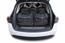 KJUST Dedizierte Reisetaschen 5 stk kompatibel mit TESLA MODEL X I (5YJX) 2016+