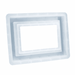 SEWOART Fotorahmen Silikonform Epoxidharz Form Fotorahmen Form DIY Form Fotorahmen Herstellungszubehör Kristalltropfen Silikonform Bilderrahmen Form DIY Silikonform Fotorahmen