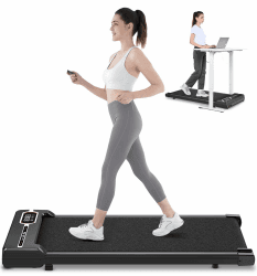 HomeFitnessCode Walking Pad Laufband - Laufpad für Zuhause unter Schreibtisch Einsteiger Elektrisches Treadmill Leise Klein Laufbänder