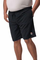 Men Plus Herren große Größen Übergrößen Menswear L-8XL Men+ Badeshorts, Elastikbund, bis 8 XL 831808 4XL Schwarz