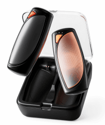 COTOP Handwärmer Elektrisch, 2er Set Taschenwärmer Wiederverwendbar mit Ladecase, 14.000 mAh Akku Aufladbar, 3 Stufen Doppelter Heizung bis zu 56°C, Geschenk für Skifahren, Camping