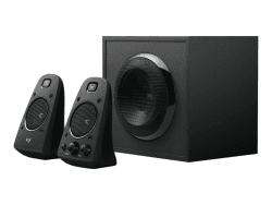 Logitech Z623 Lautsprecher-System mit Subwoofer, Satter Bass, 400 Watt Spitzenleistung, THX-Zertifiziert, 3.5mm & Cinch-Eingänge, Multi-Device, EU Stecker, PC/PS4/Xbox/TV/Smartphone/Tablet - Schwarz
