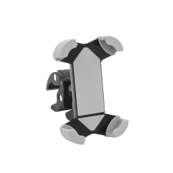WEDO Smartphone-Halter Clip It Bike für Fahrrad, E-Bike und Motorrad, mit Klemmhalterung, Farbe Schwarz, für alle Smartphonegrößen geeignet