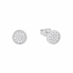 s.Oliver Ohrstecker Edelstahl Damen Ohrschmuck Stecker Silber Zirkonia