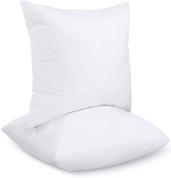 Utopia Bedding 2er Set Kissenfüllung 80 x 80 cm, Innenkissen Füllkissen Kopfkissen Sofakissen (Weiß)