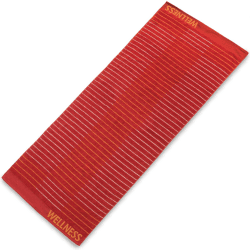 aqua-textil Granada Saunatuch 80 x 200 cm rot Baumwolle Saunahandtuch Frottee Handtuch Duschtuch 80x200 cm Rot Gestreift