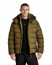 G-STAR Herren G-Whistler Padded Hooded Jacke Jackets S Grün (dark olive D20100-D199-C744)