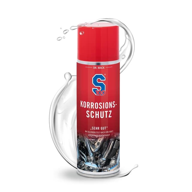 DR. WACK Korrosions-Schutz für Motorrad 300 ml - Korrosionsschutz Spray gegen Rost & Feuchtigkeit - Motorrad Winterpflege - Gummi-, Lack- & Kunststofffreundlich - Hochwertige Motorradpflege
