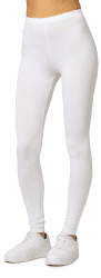 Merry Style Damen Lange Leggings aus Viskose MS10-143 XS Weiß