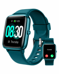 GRV Smartwatch für Damen Herren mit Telefonfunktion,Fitnessuhr mit Pulsmesser SpO2 Schlafmonitor Schrittzähler IP68 Wasserdicht,Multi Sportmodi Smart Watch Fitness Tracker für iOS Android Handy