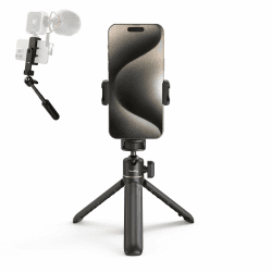 SMALLRIG VK-20 Smartphone Vlogging Kit für iPhone 16 für Kamera, Universal Video kit Handy Stativ für Samsung für YouTube und TikTok Starter, fürVideoaufzeichnungsausrüstung, mit Telefonstativ – 4364