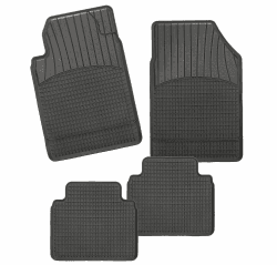 CarFashion Allwetter 258225 Schalenmatte Auto A1, Auto Fussmatten Set in schwarz, 4-teilig, ohne Mattenhalter für