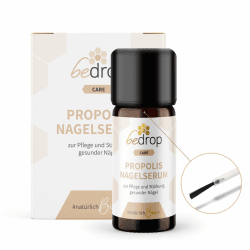 bedrop Propolis Nagelserum 10ml Nagelöl zur Nagelpflege & Stärkung natürlicher Nägel mit Propolis Teebaumöl Lavendelöl & weiteren Ölen 10ml