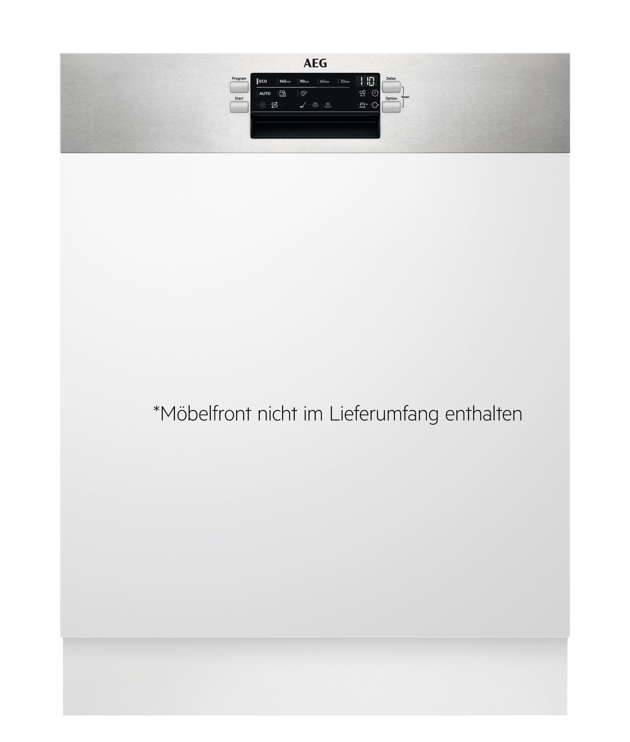AEG FEE6491AZM Integrierter-Geschirrspüler / Serie 6000 mit SatelliteClean / 60cm / AirDry - ideale Trocknungsergebnisse / C / energiesparend / MaxiFlex Besteckschublade / Startzeitvorwahl