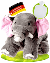 Hugo Frosch Wärmflasche Klassik 1,8 l Kuschelkissen Elefant