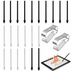 S Pen Spitzen Ersatzstiftspitzen,22 Stück S Pen Ersatzspitzen mit 2 Pinzettenwerkzeug,Ersatz Touch Stylus Tips,Stylus Pen Ersatzspitzen Kompatibel mit Samsung Galaxy Tab S6/S7/S7+/S6 Lite/Note10 etc.