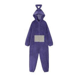 cutecool Halloween Overall Kostüm Onesie Pyjamas Unisex Tier One-Piece Kostüm Homewear Nachtwäsche Party XL Lila Teletubbies