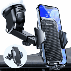andobil Handyhalterung Auto [ 2024 Neueste Saugnapf ] 3 in 1 Saugnapf & Lüftung Halter Universale KFZ Autohalterung Zubehör für iPhone 16 Pro Max 15/14/13/12/11 Samsung Galaxy S24 Ultra/S23/S22 Usw