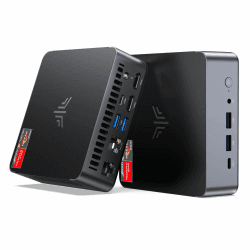 NiPoGi AM21 Mini PC АMD Ryzen 9 6900HX(8C/16T, bis zu 4,9 GHz), 16 GB DDR5 512 GB M.2 NVME SSD Mini-Desktop-Computer 𝖶-11 Pro, AMD Radeon 680M, 4K Quad-Screen-Display, 2X HDMI, DP, WiFi 6, Dual LAN