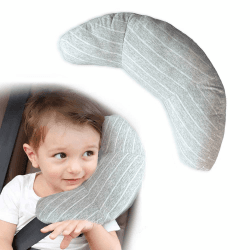 Gurtpolster für Kinder - Auto SchlafkissenReise-Nackenkissen Nackenhörnchen Sicherheitsgurt Auto sitz Kopfkissen Gürtel Pillow Schulterschutz Maschinenwaschbar Super weich