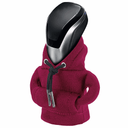 CORATED Schalthebel Hoodie, Auto Schalthebel Abdeckung, Hoodie für Schaltknauf, Lustige Hoodies Auto Schalthebel Innenraum Dekoration, Rot
