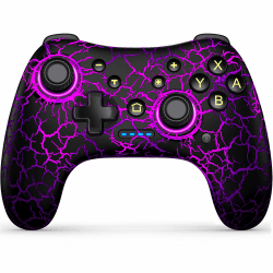 HASACOOL Switch Controller - Wireless Switch Controller mit 800mAh Akku/Lichtsteuerung/App-Einstellungen/Doppelmotoren, Controller Switch für Switch/Lite/OLED