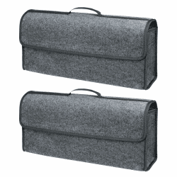 VBGURR 2Stück Kofferraum Organizer, Auto Kofferraum Organizer, Auto Organizer Kofferraum kofferraumtaschen Auto Zubehör(Grau)