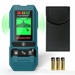 HANMATEK Leitungssucher Ortungsgerät SF3 Wand Scanner Detektor Multifunktional Stud Finder Holz/Eisenmetalle/Nichteisenmetalle/Kabel