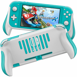 MEQI Grip Case Kompatibel mit Nintendo Switch Lite, Bequeme und ergonomische Gaming Portable Protective Handheld Cover - Zubehör für Switch Lite Konsole 2019 Release