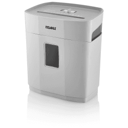 Dahle PaperSAFE PS 140 Aktenvernichter (10 Blatt, Sicherheitsstufe P4, Partikelschnitt, öl- und wartungsfrei, 12 Liter) grau