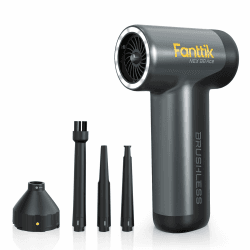 Fanttik B8 Ace Elektrische Staubgebläse Druckluftspray, 110000 U/min, Druckluft Compressed Air Duster mit 2600mAh Akku, Reinigungsbürste, LED-Licht, Staubgebläse für Tastatur, PC-Gehäuse, Schrank