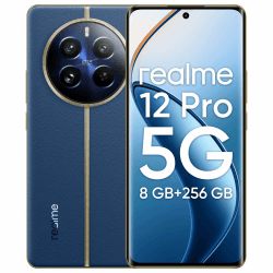 realme 12 Pro 5G Smartphone, 8+256GB, Sony Portrait Camera 2X Optical Zoom, IMX882 OIS Camera, 6.7 inch 120Hz Curved Vision Displa, 67W SUPERVOOC Charge, 5000mAh Massive Battery， Blue