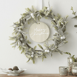 Ginger Ray Christmas Wreath Mistelzweig Wiederverwendbare Dekoration, Gold, Einheitsgröße